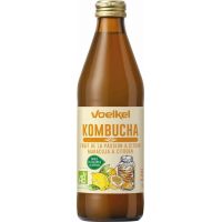 Kombucha marakuja-cytryna BIO 330 ml (VOELKEL)