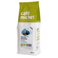 KAWA ZIARNISTA BEZKOFEINOWA ARABICA 100 % ETIOPIA FAIR TRADE BIO 500 g - CAFE MICHEL (CAFE MICHEL )