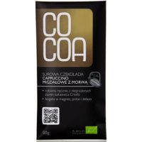 CZEKOLADA SUROWA CAPPUCCINO MIGDAŁOWE Z MORWĄ BIO 50 g - COCOA (COCOA )