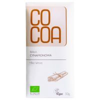 TABLICZKA BIAŁA CYNAMONOWA BIO 50 g - COCOA (COCOA )