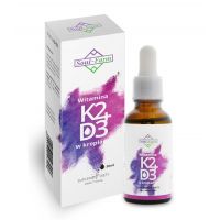 WITAMINA K2 MK7 + D3 FORTE W KROPLACH 30 ml - SOUL FARM