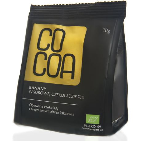 BANANY W SUROWEJ CZEKOLADZIE BIO 70 g - COCOA (COCOA )
