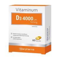Vitaminum D3 4000 Strong 60kaps. STARPHARMA (STARPHARMA)