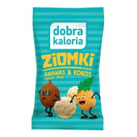 DOBRA KALORIA Kulki Ziomki ananas & kokos 24g KUBARA