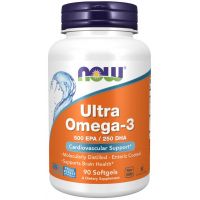 NOW FOODS Ultra Omega-3 500 EPA / 250 DHA, 90sgels. (NOW FOODS)