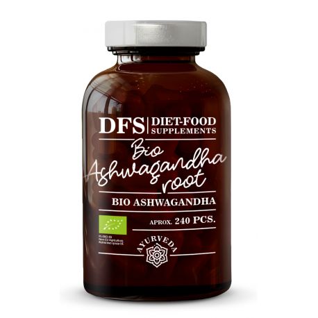 ASHWAGANDA BIO 240 TABLETEK 120 g (495 mg) - DIET-FOOD (DIET-FOOD)