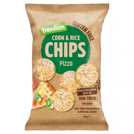 Chipsy kukurydziano-ryżowe - pizza Benlian 50g (Benlian)