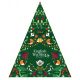 Kalendarz adwentowy trójkąt zielony 25 piramidek BIO 50g (ENGLISH TEA SHOP)
