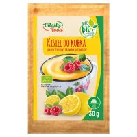 Kisiel do kubka cytrynowy z owocami Vitally Food BIO, 30g (Vitally Food)