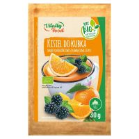 Kisiel do kubka pomarańczowy z owocami Vitally Food BIO, 30g (Vitally Food)
