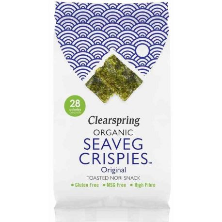 Chipsy z alg morskich nauralne Seaveg BEZGL. BIO 4 g (CLEARSPRING)