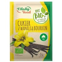 Cukier z wanilia Burbon Vitally Food BIO 15g (Vitally Food)