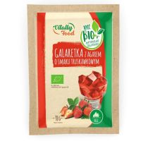 Galaretka z agarem - truskawkowa Vitally Food BIO, 38g (Vitally Food)