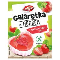 Galaretka z agarem o smaku truskawkowym bez glutenu Celiko 45g (Celiko)