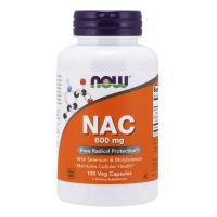 NOW FOODS NAC N-Acetyl Cysteine 600mg, 100 vcaps. (NOW FOODS)