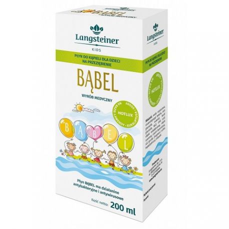 Bąbel - płyn do kąpieli dla dzieci na przeziębienie 200ml LANGSTEINER