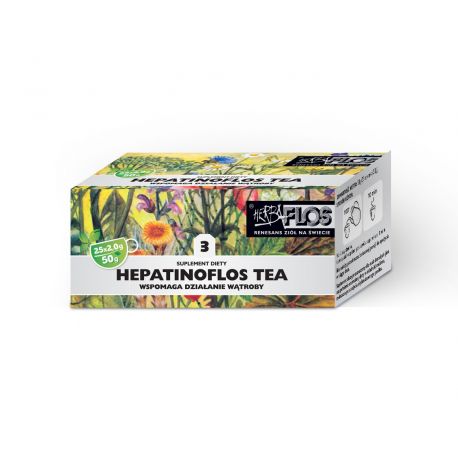 3 Hepatinoflos TEA fix 25*2g - wsparcie wątroby HERBA-FLOS