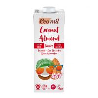 Napój kokosowy z migdałami bez cukru BEZGL. BIO 1 l (ECOMIL)