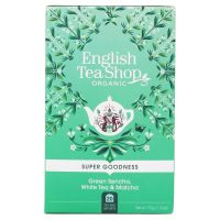 Herbata zielona Sencha,biała i matcha (20x1,75) BIO 35 g (ENGLISH TEA SHOP)