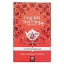 Herbatka z hibiskusa z owocem dzikiej róży, jabłkiem, cynamonem i miętą pieprzową (20x2) BIO 40 g (ENGLISH TEA SHOP)