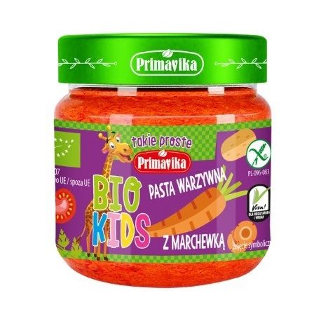 Pasta warzywna z marchewką BIO KIDS 160 g