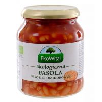 Fasola biała w sosie pomidorowym BIO 360 g (EKOWITAL)