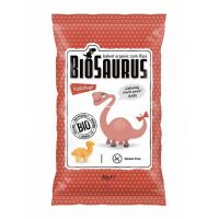 Chrupki kukurydziane Dinozaury o smaku ketchupowym BEZGL. BIO 50 g (BIOSAURUS)