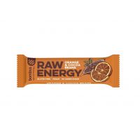 Baton RAW ENERGY pomarańcz-ziarna kakao BEZGL. 50 g (BOMBUS)