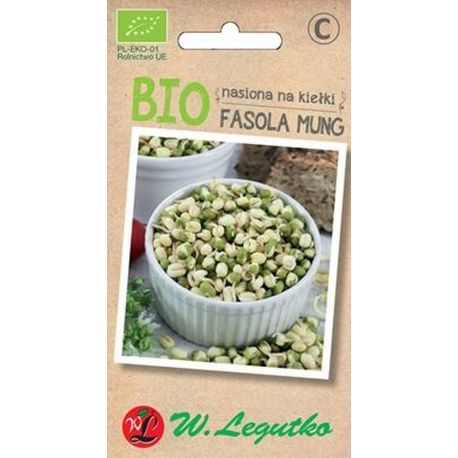 Nasiona na kiełki - Fasola mung BIO 30 g