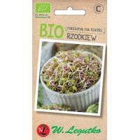 Nasiona na kiełki - Rzodkiew BIO 10 g (LEGUTKO)