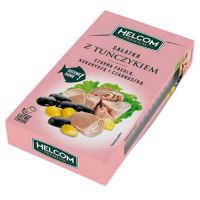 Sałatka z tuńczykiem, kukurydzą, czarną fasolą i czarnuszką Helcom Premium 140g (Helcom Premium)