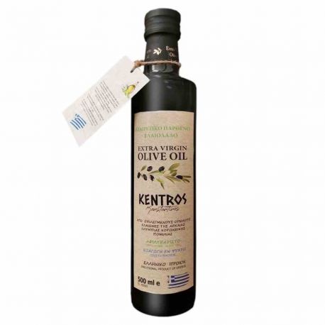 Grecka oliwa extra virgin, niefiltrowana Kentros, 500ml (Kentros)